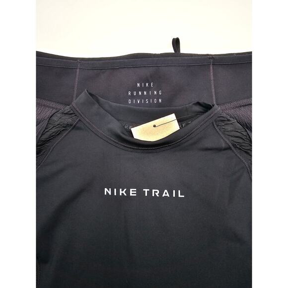 Nike Trail Women's S Black Dri-Fit Long-Sleeve Top and Repel Running Pants NWT - Picture 10 of 16